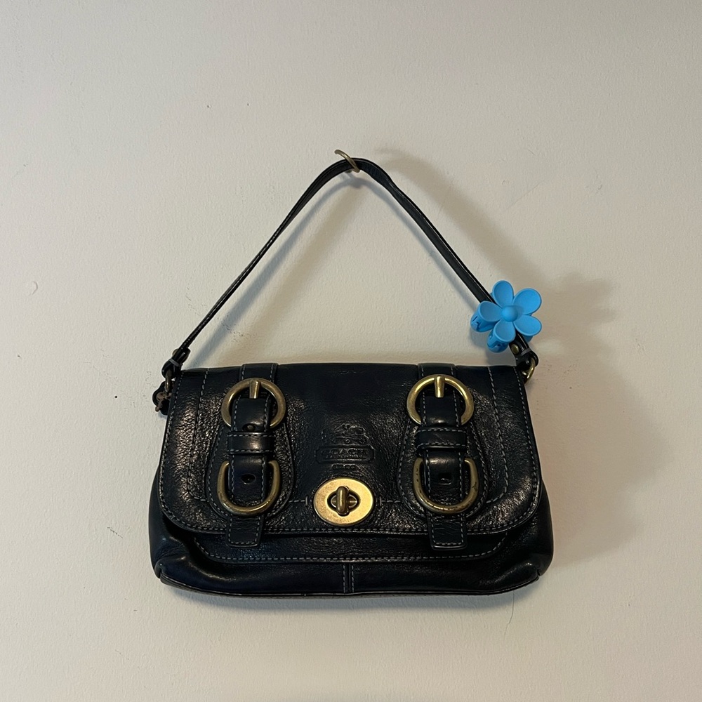 Coach Black Legacy Garcia Wristlet Shoulder Bag